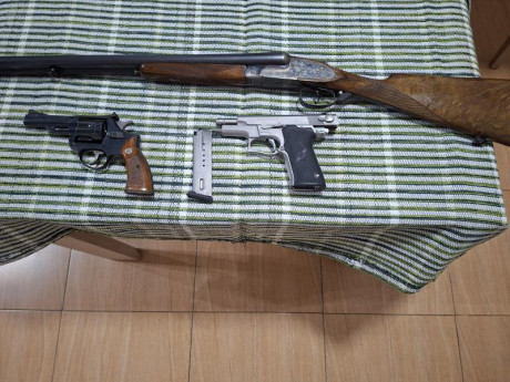 S&W 952 4 pulgadas 9mm acero. Caja original
Rebajado de precio a 300.e
Regalo escopeta zabala dos 00