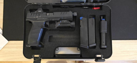 Vendo por falta de uso y cambio de modalidad, aproximadamente 750 disparos, se vende junto con los accesorios 00