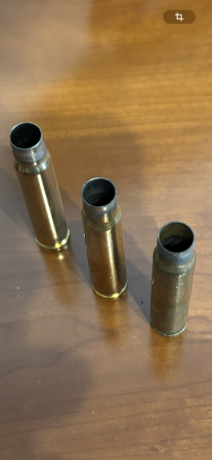 Se venden vainas del calibre 8x57js con un solo tiro efectuado con fusil de cerrojo Kar 98 k (por lo tanto 01