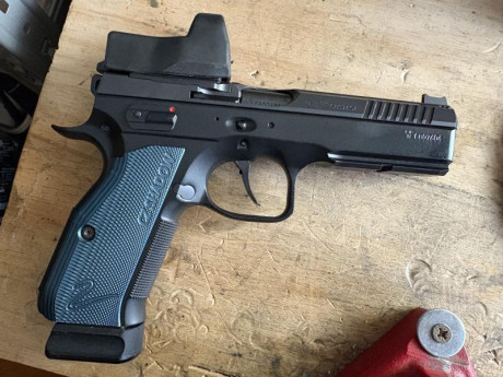 Vendo pistola cz shadow II con visor leipold delta pro
La pistola esta impecable casi sin uso ya que es 00