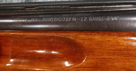 Se vende escopeta superpuesta marca Winchester, modelo 101 y calibre 12 GA.
Modelo mítico de escopeta 11