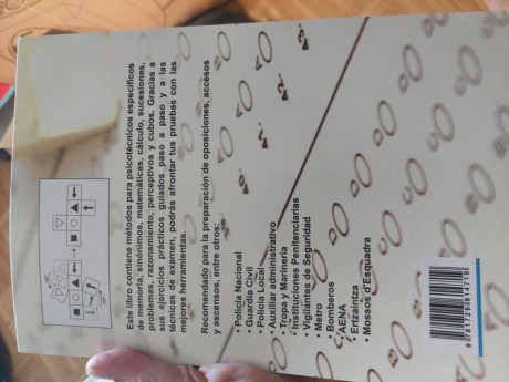 Vendo libro de psicotecnicos para preparar oposiciones,  estado prácticamente nuevo, "Tu Manual de 01