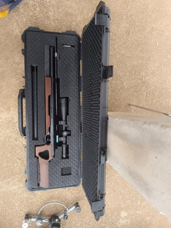 En venta carabina de hunting y de benchrest. Es una Steyr 110 hunting adaptada para realizar benchrest. 70
