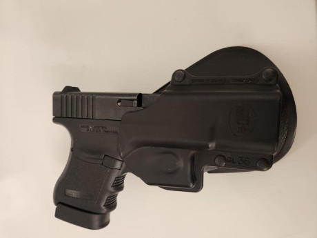 Se vende Glock36. 
Calibre 45ACP
Guiada en F. Se puede ver en Bilbao. 
400Euros. 02