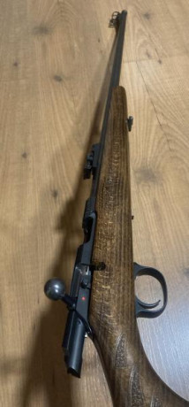 Vendo Carabina CZ 457 Jaguar XII, calibre 22LR más cañón intercambiable Magnum 22WMR guiado con la propia 10