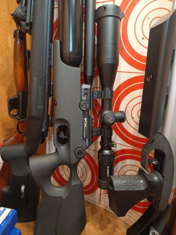 En venta uma carabina Fx Crown mkII en calibre .22 y .25 incluido en la venta:


Carabina Fx .22 600mm 01