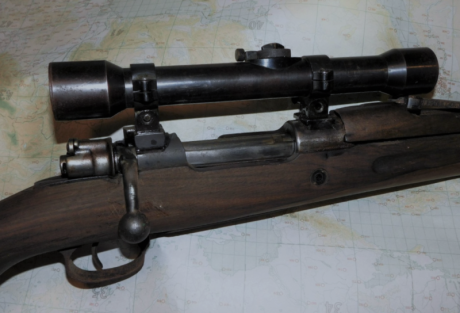 Hola, como tenia que buscar una mira telescopica para vender he tenido que sacar algunos rifles que molestaban! 41