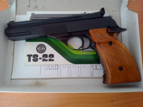 Hola, cambio pistola Astra TS22 en buen estado de conservación por una carabina del .22 LR de mi interés.
Solo 02