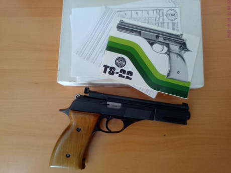 Hola, cambio pistola Astra TS22 en buen estado de conservación por una carabina del .22 LR de mi interés.
Solo 00