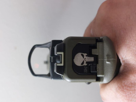 Glock 45 MOS/FS/THR (Rosca M13,5x1L) Hunter Edition 9x19 en color verde OD, comprada en Junio, con punto 01