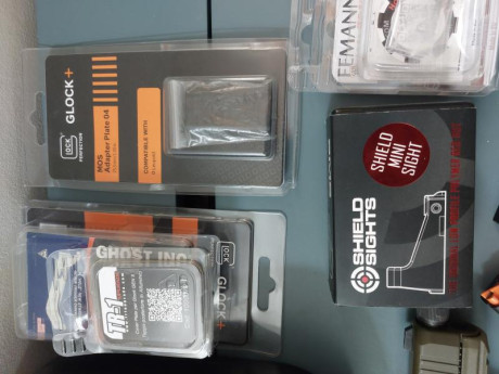 Glock 45 MOS/FS/THR (Rosca M13,5x1L) Hunter Edition 9x19 en color verde OD, comprada en Junio, con punto 00