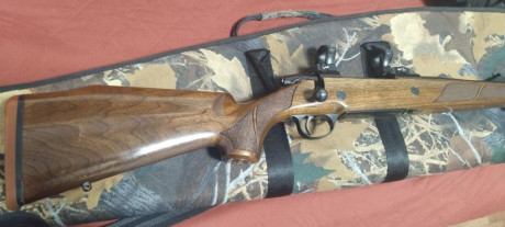 En impoluto estado con anillas de 30 mm optilock.
850 euros 00