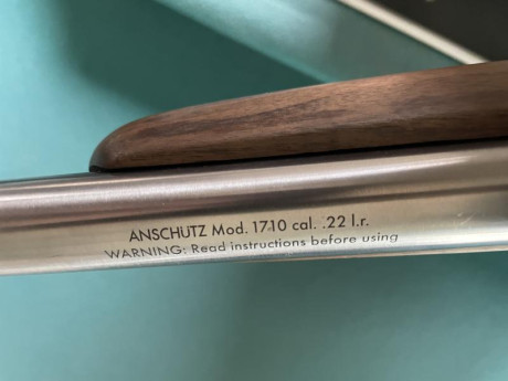 Vendo Anschutz 1710 HB en acero inoxidable, calibre .22LR por 1.800€ (no negociable ni cambios) visor 02