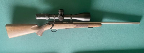 Vendo Anschutz 1710 HB en acero inoxidable, calibre .22LR por 1.800€ (no negociable ni cambios) visor 00