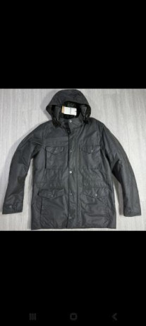 Chaqueta Barbour Sapper winter encerada verde oscuro, perfecta para cazar o estar a la intemperie en invierno,no 02