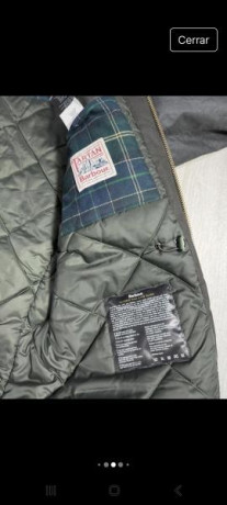 Chaqueta Barbour Sapper winter encerada verde oscuro, perfecta para cazar o estar a la intemperie en invierno,no 22