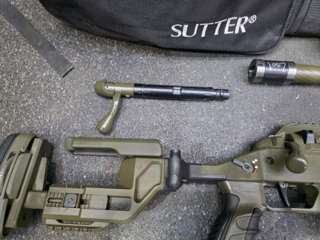 Hola 
Pongo a la venta este magnífico rifle steyr ssg m1, con dos cañones, 308 y 338...con sus cierres 00