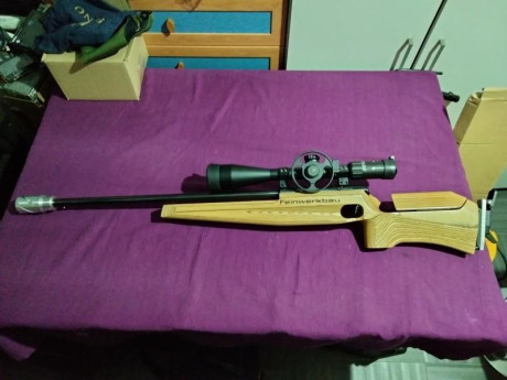 Para hacer sitio me desprendo de carabina 22LR  Feinwerkbau 2700 Universal con visor NikkoStirlig 10-40x56 11
