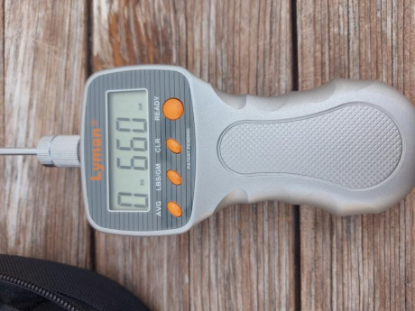  Vendido 
Por cese de la actividad deportiva vendo pesa gatillos electrónico Lyman, en perfecto estado, 01