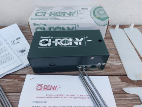 Por cese de la actividad deportiva vendo Cronografo Chrony M1 en perfecto estado, muy poco uso. El Chrony 01