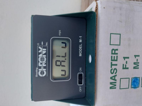 Por cese de la actividad deportiva vendo Cronografo Chrony M1 en perfecto estado, muy poco uso. El Chrony 12