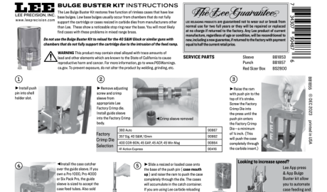 Buenas tardes, compañeros.
Me encuentro con un lote de vainas que en su día sufrieron un episodio de sobrepresión. 30