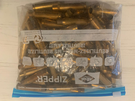 Vendo 111 vainas NORMA 308 W. con un disparo. 

 55 euros envío peninsular incluido  01