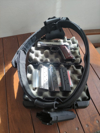 Vendo pistola  STI GUARDIAN, Bull Barrel.  9 mm Parabellum. Preciosa y precisa, apenas usada.

Precio 02