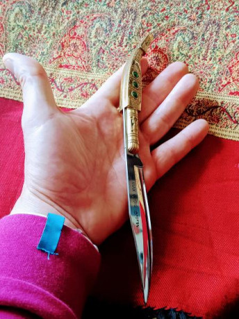 Se pone en venta estás piezas Muela, modelo ML12 y ML9,, acero 440. Pertenecientes a la serie Siglo XVIII, 12