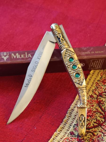 Se pone en venta estás piezas Muela, modelo ML12 y ML9,, acero 440. Pertenecientes a la serie Siglo XVIII, 30