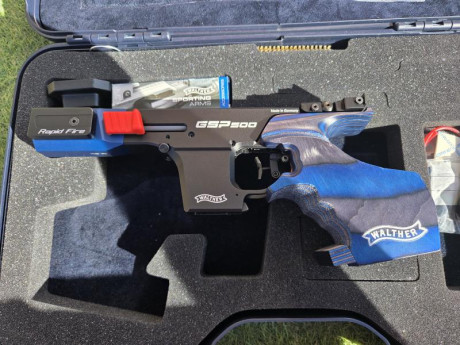 Vendo Walther GSP500 Rapid Fire. 3 meses y medio, 5 cajas de munición tiradas. Comprada en Ibergrips y 01