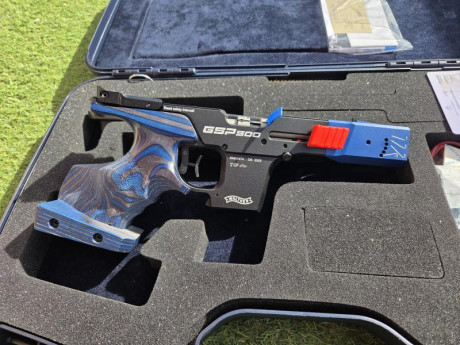 Vendo Walther GSP500 Rapid Fire. 3 meses y medio, 5 cajas de munición tiradas. Comprada en Ibergrips y 22