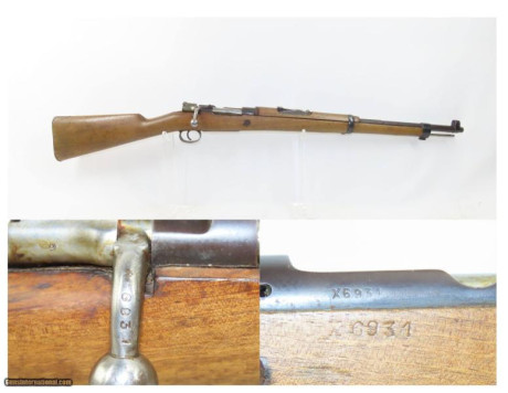 Imagen extraída de un documental.

Diría que es un mosqueton Oviedo 1916 pero albergo dudas, por sus formas 40