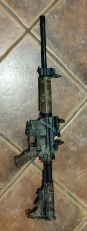 Vendo mi S&w camo 300Bk. Lo vendo por no usar , regalo funda táctica, punto rojo,alza y punto de mira, 00