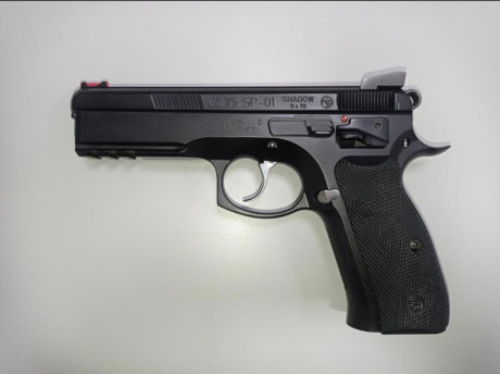 Vendo pistola CZ ideal para ipsc con mejoras de gatillo guía de muelle muelle corredera , 2 CARGADORES 01