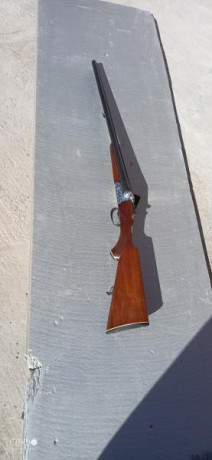 Vendo por no usarla, escopeta paralela calibre 12. 
Cañón 70cm, doble gatillo, expulsora, cañón 1 y 3 02