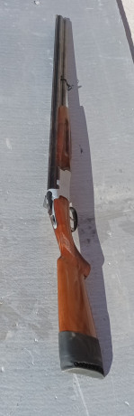 Por falta de uso vendo está escopeta Superpuesta calibre 12 de Asencio Zabala.
Cañón de 71cm, 1 y 3*, 01