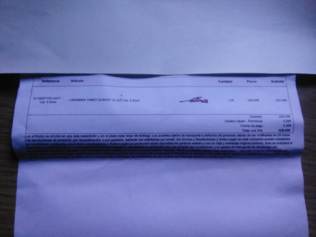 VENDIDA esta carabina repetidora Gamo Quicker.

 gamo10.jpg  gamo2.jpg  gamo3.jpg  02