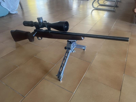 Vendo carabina .22LR, nueva con factura de Noviembre de 2025, solo tiene 100 disparos
Cañón pesado y culata 00