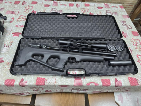 Buenas, vendo wildcat mk3 compact 5,5 y su equipo de carga. Comprado todo hace un año, factura de la carabina 11