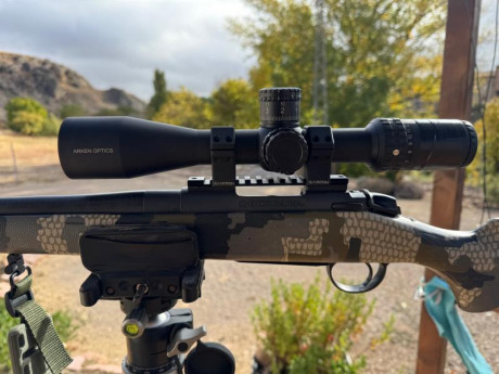 Por cambio de planes :

Bergara Ridge Carbon 6.5 Prc:

- cañón carbono
- hidroimpresion kuiu
- disparador 100