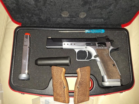 Buenos días,

Por tema de Cupo tengo que dejar salir otra arma, en este caso es una tanfoglio limited, 01