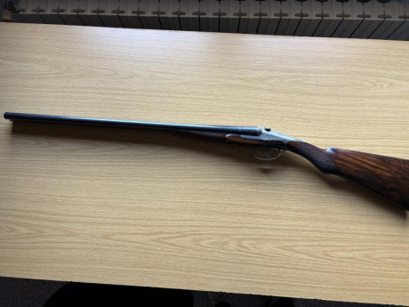 Vendo escopeta yuxtapuesta/paralela, marca darne, calibre 16/65, chokes ***/*, modelo v20 (10 coronas), 02