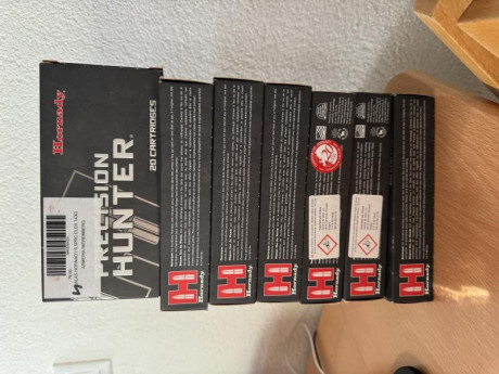 Por cambio de planes :

Bergara Ridge Carbon 6.5 Prc:

- cañón carbono
- hidroimpresion kuiu
- disparador 110