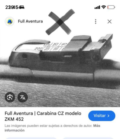 Buenas a todos,

La semana pasada le compré una carabina CZ 452 calibre .22LR al usuario Jose61, quien 31