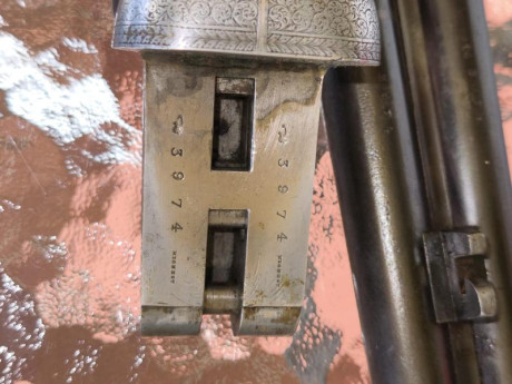 Vendo esta escopeta exotica J.D. Dougal del calibre 12 en buen estado tal como se ve en las fotos, modelo 10