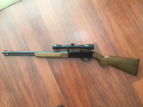 Hola a todos compañeros,
Vendo un rifle Winchester Modelo 190 calibre 22 fabricado en USA. Este rifle 01