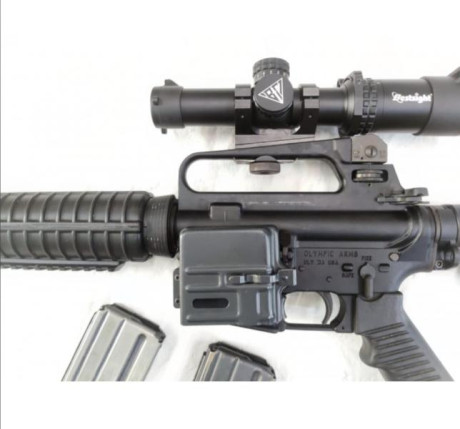 Se vende olympic armas
Poco uso siempre en el armero
Cuatro cargadores
Porta cargador
Bipode
Visor con 00