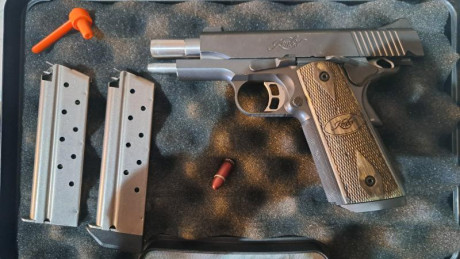 Pistola kimber en 9 mm pb en muy buen estado.
Ha disparado muy poco,
Se encuentra en Madrid

Mensajes 02