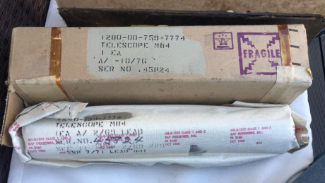 Hola, como tenia que buscar una mira telescopica para vender he tenido que sacar algunos rifles que molestaban! 91